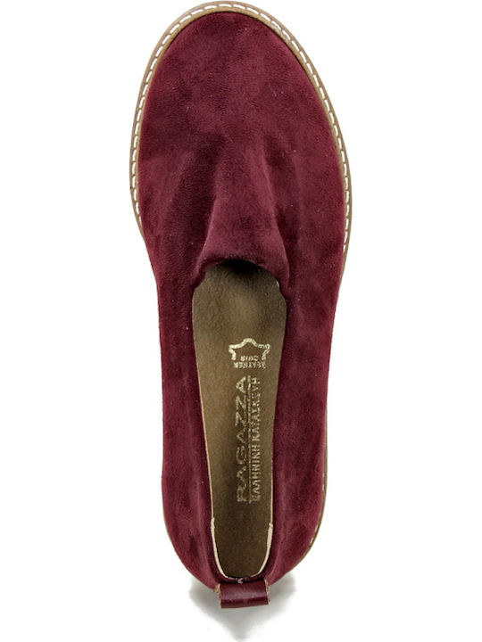 Γυναικεία Slip-On Μπορντό