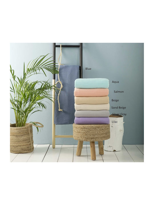 Nima Habit Blanket Pique Queen 220x240cm. 17782 Aqua