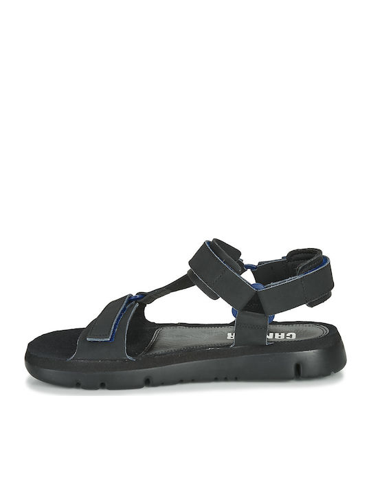 Oruga Leder Herrensandalen in Schwarz Farbe