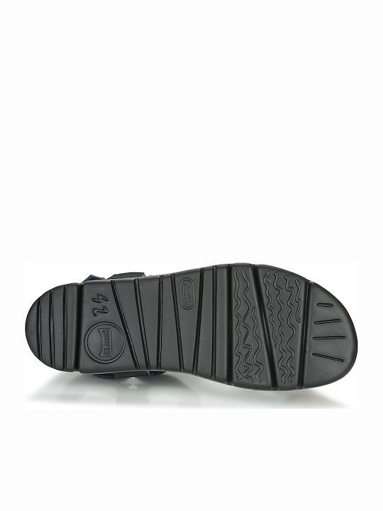 Oruga Leder Herrensandalen in Schwarz Farbe