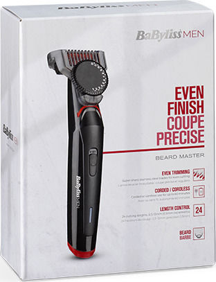 Babyliss Beard Master T861E Ξυριστική Μηχανή Προσώπου Επαναφορτιζόμενη / Με Καλώδιο