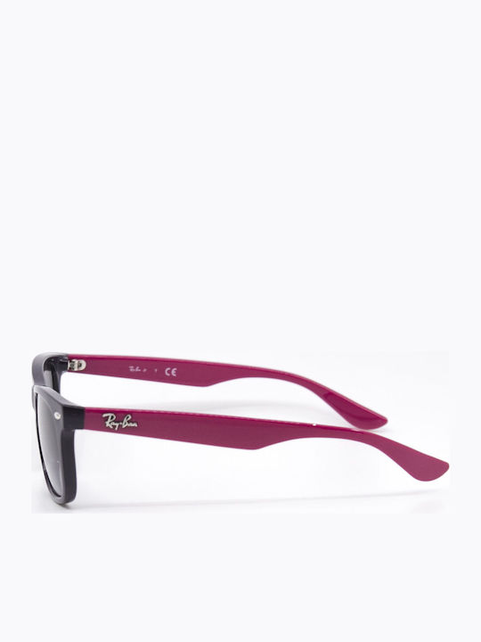 Ray Ban Wayfarer Unbreakable Square Kids Sunglasses With Mirror Lens Multicolour