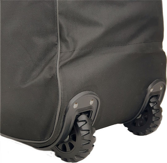 Ormi 1076 Sack Voyage 120lt Black with Wheels Fabric L78xW35xH45cm
