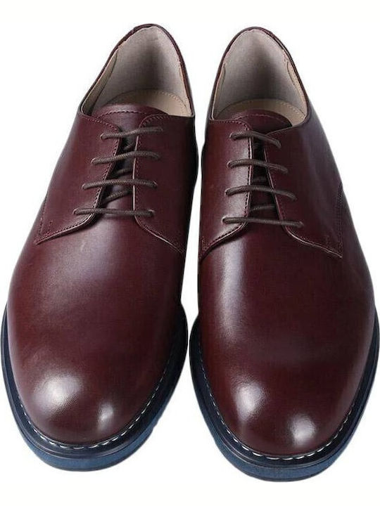 Kenley Walk Leder Herren Freizeitschuhe Burgundisch