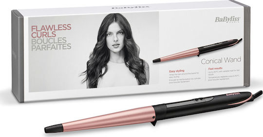 Babyliss Flawless Curls Κωνικό Ψαλίδι Μαλλιών για Μπούκλες 25mm C454E