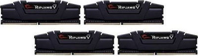 G.Skill Ripjaws V 128GB DDR4 RAM with 4 Modules (4x32GB) and 3600 Speed for Desktop