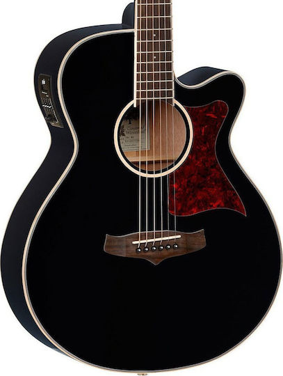 Tanglewood Полуакустичен Китара TW4 E BK Winterleaf Отрязана Черно