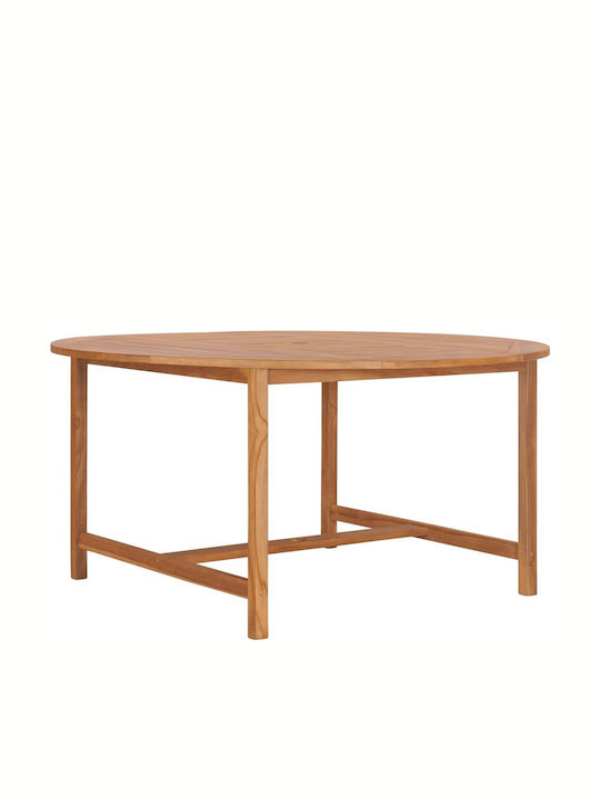Τραπέζι Εξωτερικού Χώρου από Teak 150x150x76εκ.