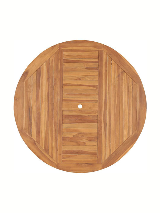 Τραπέζι Εξωτερικού Χώρου από Teak 150x150x76εκ.