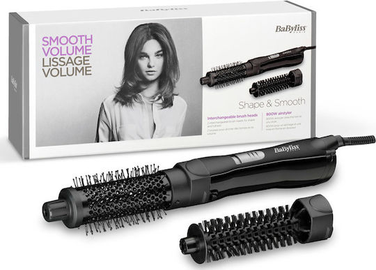 Babyliss Shape & Smooth Ceramic Electric Brush with Air for Straightening 800W