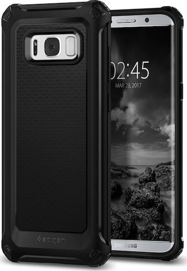 Spigen Rugged Armor Extra Back Cover Σιλικόνης Μαύρο (Galaxy S8+)