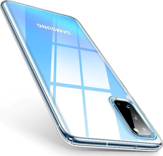 Hurtel Ultra Slim 0.5mm Back Cover Silicon 0.5mm Transparent (Galaxy S20+)