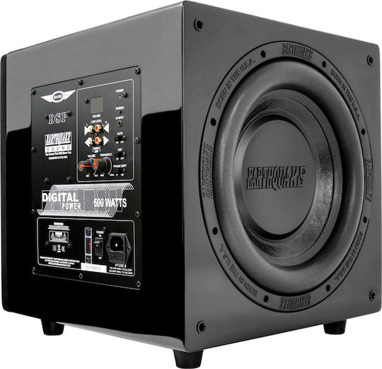 Earthquake MiniMe DSP P10 Autoîntăritor Subwoofer cu Difuzor 10" 600W Alb lucios