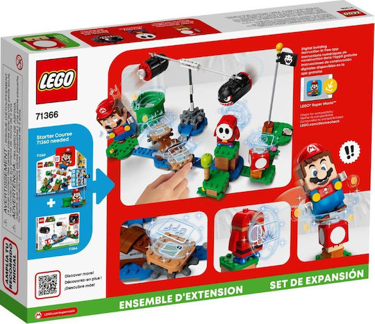 LEGO Super Mario Boomer Bill Barrage за 7+ Години 132 Бройки
