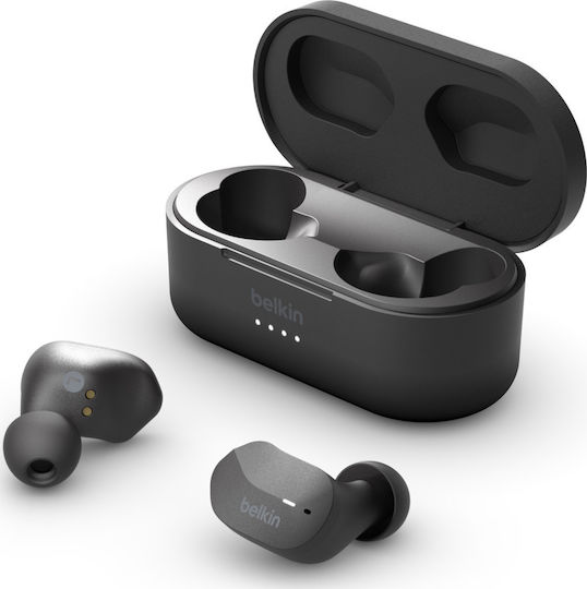 Belkin Soundform In-ear Bluetooth Handsfree Earphones with Sweat Resistance and Charging Case Black