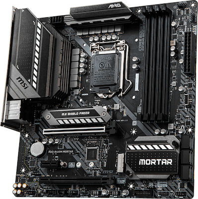 MSI MAG B460M Mortar Motherboard Micro ATX με Intel 1200 Socket