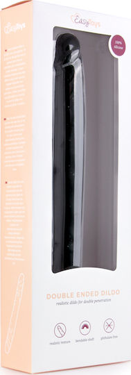 Easytoys Διπλό Dildo Μαύρο 30cm