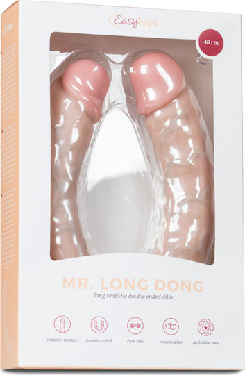 Easytoys Διπλό Dildo Flesh 50cm