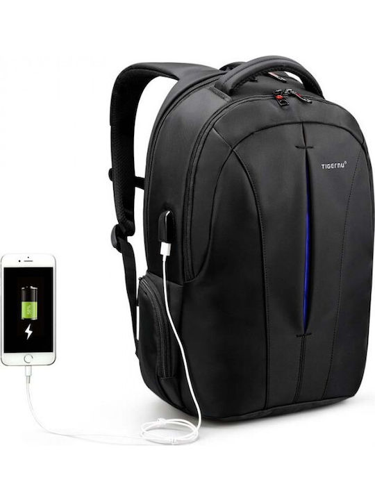Tigernu Lavor 3105 Waterproof Backpack for Laptop 15.6" with USB Port Black
