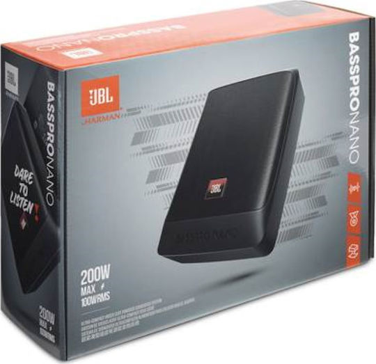 JBL Bass Pro Nano Autoamplificat Subwoofer Auto 100W RMS cu Carcasă