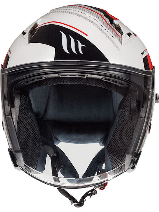 MT Avenue SV Sideway C5 Red Κράνος Μηχανής Jet με Sunvisor
