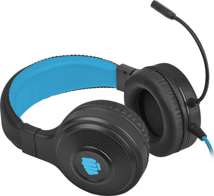 Fury Warhawk Über Ohr Gaming-Headset mit Verbindung 2x3,5mm / USB Schwarz