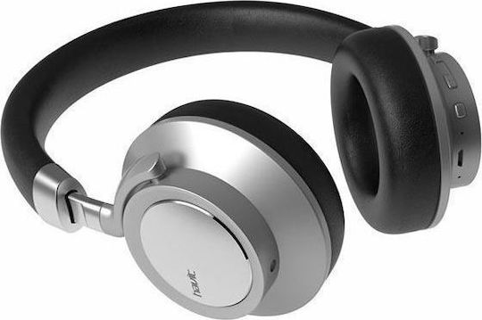 Havit F9 Ασύρματα Bluetooth On Ear Ακουστικά με 13 ώρες Λειτουργίας Μαύρα / Ασημί
