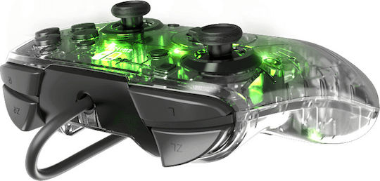 PDP Afterglow Deluxe+ Audio Ενσύρματο Gamepad για Switch Grey