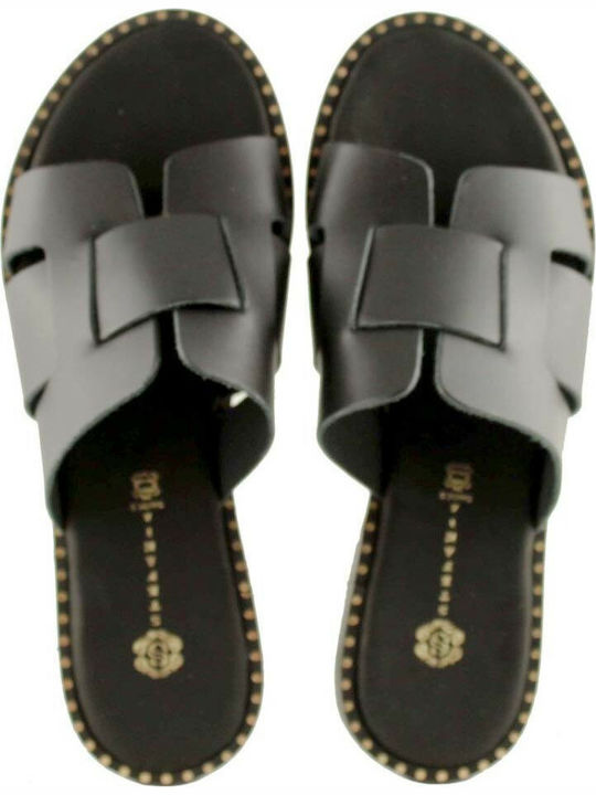 Stefania Women's Sandals Leather 12 Black