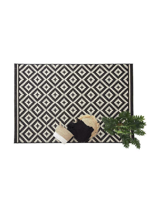 Royal Carpet Flox 721K Χαλί Διάδρομος Καλοκαιρινό Ψάθινο Black