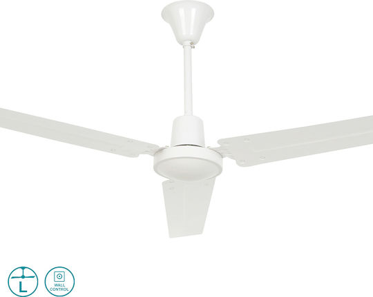 Faro Barcelona Indus L Ventilator De Tavan 140cm Alb