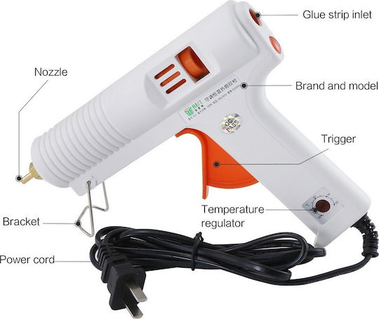 Best BST-B-F Πιστόλι Θερμοκόλλησης 100W για Ράβδους Σιλικόνης 11.5mm