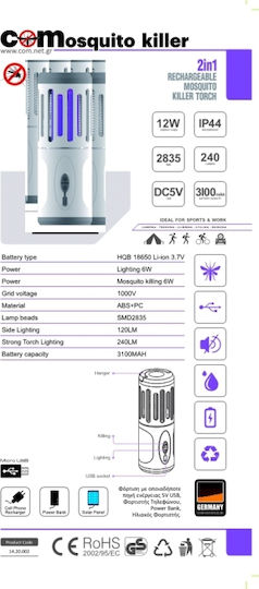 Com LED 12W 14.20.002