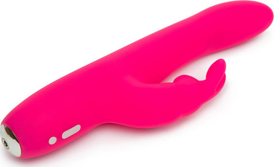 Happy Rabbit Curve Slim Vibrator Iepurele 24cm Roz
