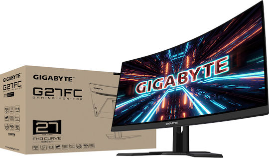 Gigabyte G27FC VA Curved Gaming Monitor 27" FHD 1920x1080 165Hz με Χρόνο Απόκρισης 4ms GTG