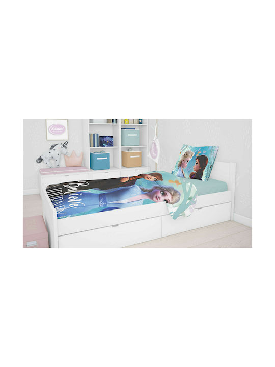 Dimcol Sheet Set Single Cotton Frozen 983 Digital Print 165x245cm 3pcs