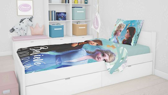 Dimcol Комплект чаршафи Единично Памучни Frozen 983 Digital Print 165x245см 3бр