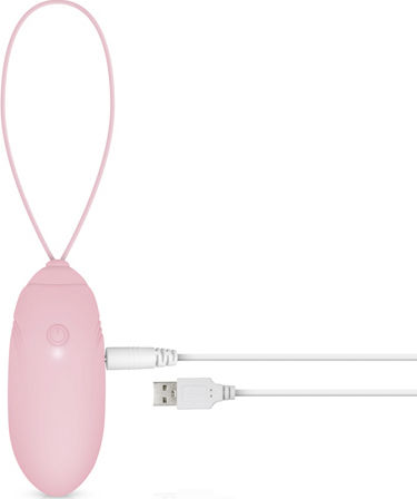 Luv Egg Rechargeable with Remote Control Mini Δονητής Egg με Απομακρυσμένο Έλεγχο 7cm Pink