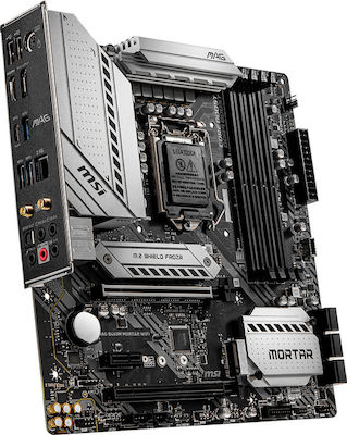 MSI MAG B460M Mortar WiFi Motherboard Micro ATX με Intel 1200 Socket