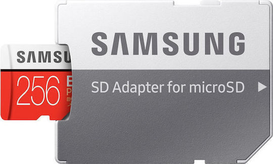 Samsung Evo Plus microSDXC 256GB U3 UHS-I 100MB/s με αντάπτορα