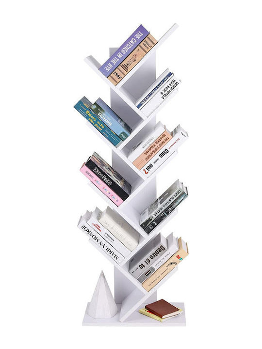 Bookcase White 50x25x141.5cm