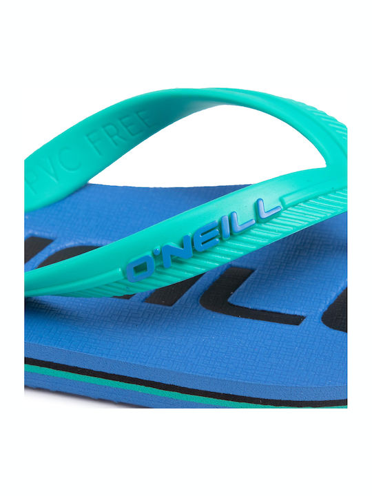 Șlapi pentru copii Flip Flops Turcoaz Profile Logo