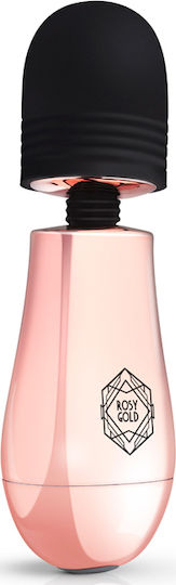 Rosy Gold New Mini Massager Mini Δονητής Μασάζ 12.5cm Rose Gold