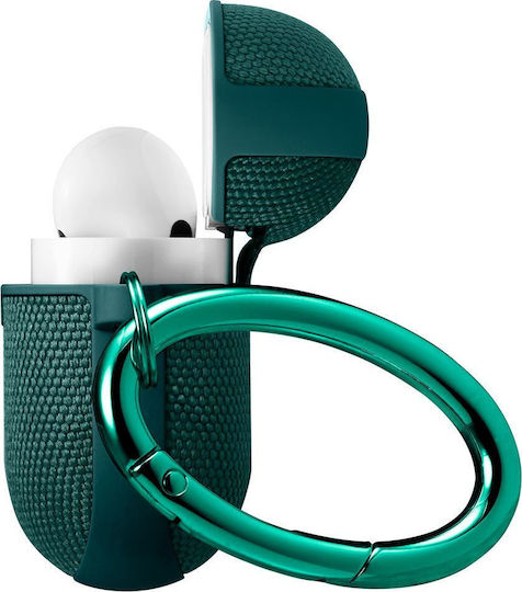 Spigen Urban Fit Silicone Case with Keychain Green for Apple AirPods Pro