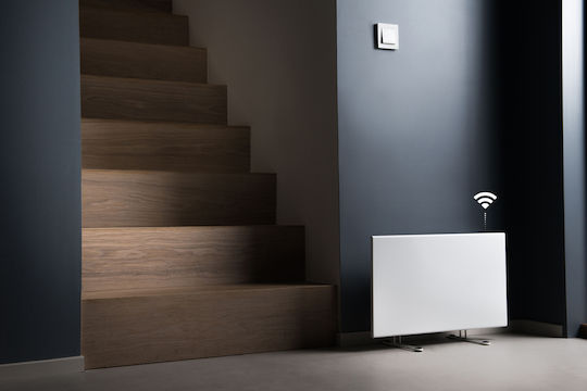Adax Neo H 14 KWT Convectoare Perete 1400W cu Termostat Electronic și WiFi 109.4x33cm Alb