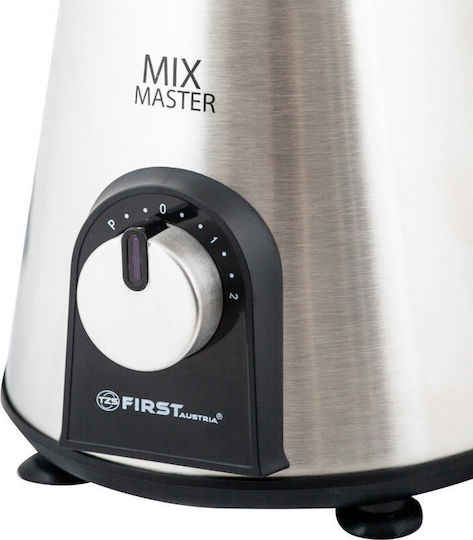 First Austria Μπλέντερ με Γυάλινη Κανάτα 1.5 lt 1000W Inox FA-5241-3