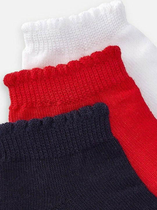 Mayoral Kids Ankle Socks Red 3 Pair