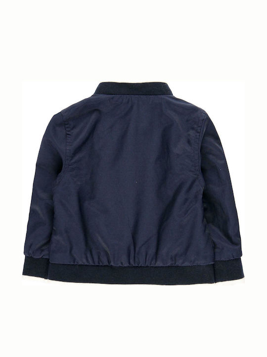 Kids Bomber Short Double Sided Navy Blue