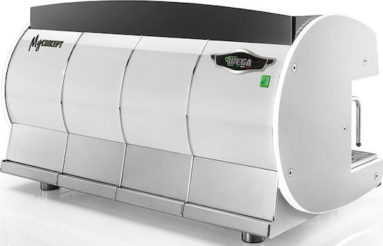 Wega MyConcept EVD Total White Επαγγελματική Μηχανή Espresso με 2 Group Π80xΒ60xΥ59cm