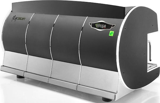 Wega MyConcept EVD Total White Επαγγελματική Μηχανή Espresso με 2 Group Π80xΒ60xΥ59cm